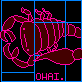 A pink scorpion exclaims “OHAI.” as she subtly moves her stinger in a manner inconsistent with a friendly greeting.